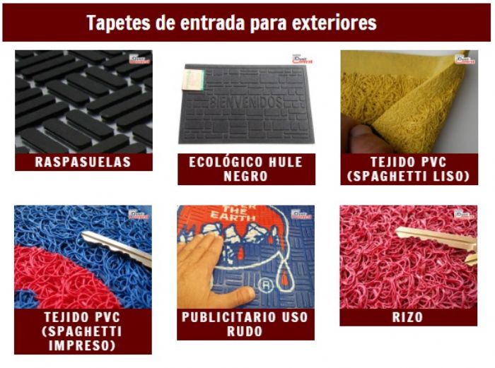 TAPETES DE ENTRADA PARA EXTERIORES